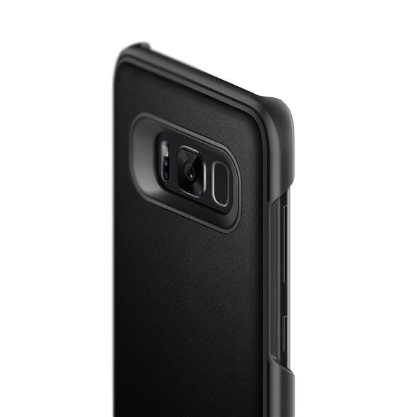 Grote foto s8 plus caseology fairmont series shock proof pu lederen tpu case black telecommunicatie mobieltjes