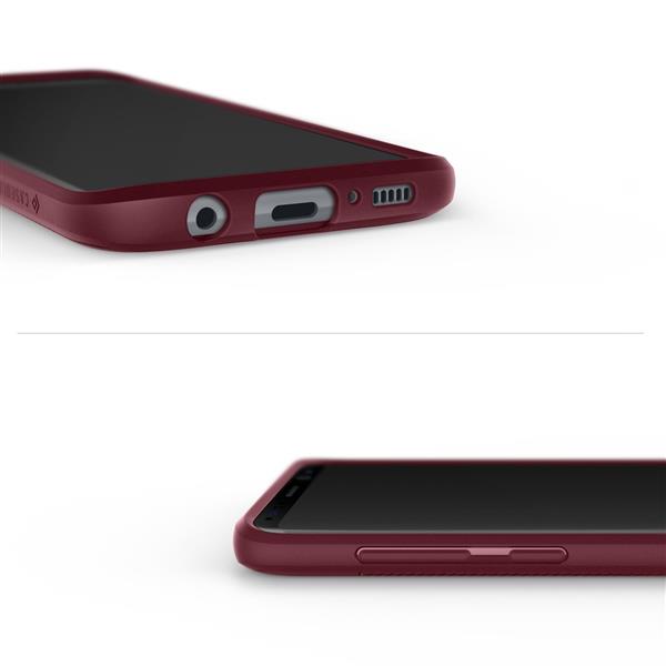 Grote foto s8 caseology vault ii series tpu shock proof case burgundy red telecommunicatie mobieltjes