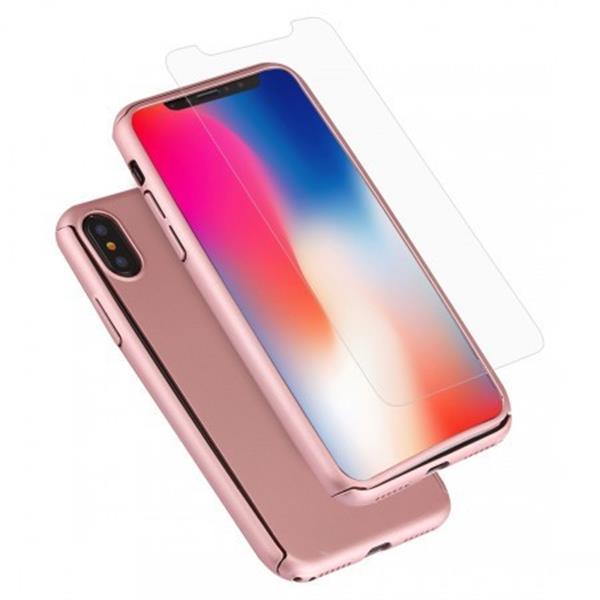 Grote foto hard case 360 ptotection iphone x roze telecommunicatie mobieltjes