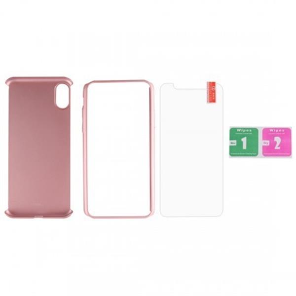 Grote foto hard case 360 ptotection iphone x roze telecommunicatie mobieltjes