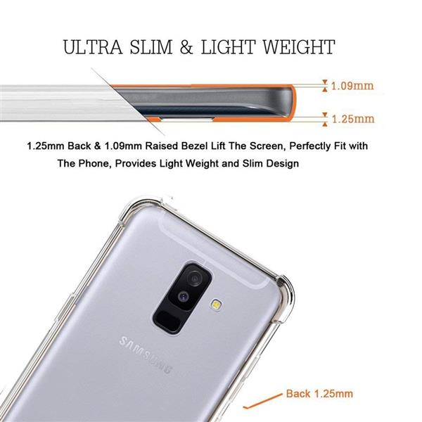 Grote foto drphone a6 2018 2018 tpu hoesje siliconen shock bumper case backcover met verstevigde randen telecommunicatie mobieltjes