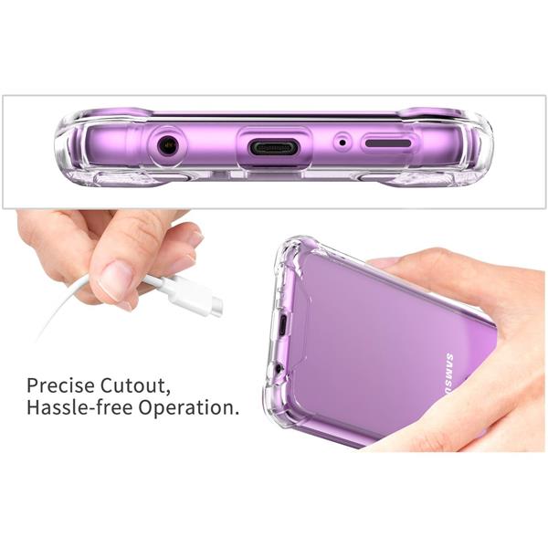 Grote foto drphone samsung s9 plus tpu hoesje siliconen shock bumper case backcover met verstevigde randen telecommunicatie mobieltjes