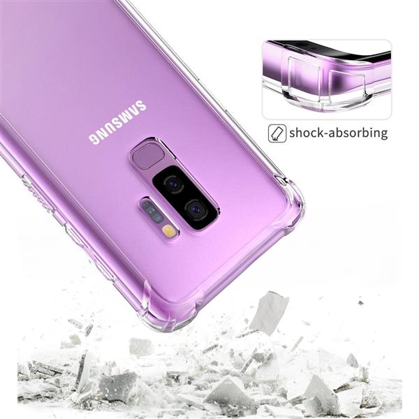 Grote foto drphone samsung s9 plus tpu hoesje siliconen shock bumper case backcover met verstevigde randen telecommunicatie mobieltjes