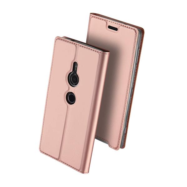 Grote foto drphone xperia xz3 magnetische flip cover bumper kaart case stand functie pu portemonnee case telecommunicatie mobieltjes