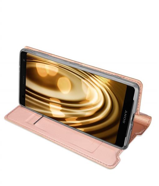 Grote foto drphone xperia xz3 magnetische flip cover bumper kaart case stand functie pu portemonnee case telecommunicatie mobieltjes