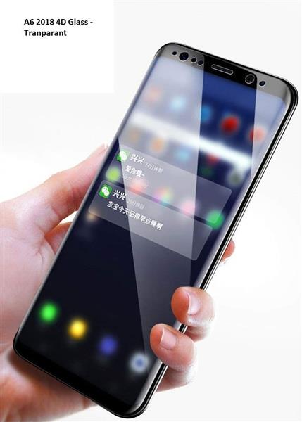 Grote foto drphone samsung a6 2018 glas 4d volledige glazen dekking full coverage curved edge frame tempered gl telecommunicatie mobieltjes