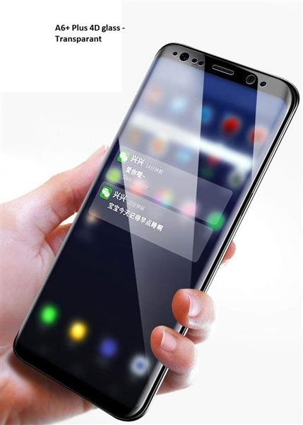 Grote foto drphone samsung a6 plus 2018 glas 4d volledige glazen dekking full coverage curved edge frame tempe telecommunicatie mobieltjes