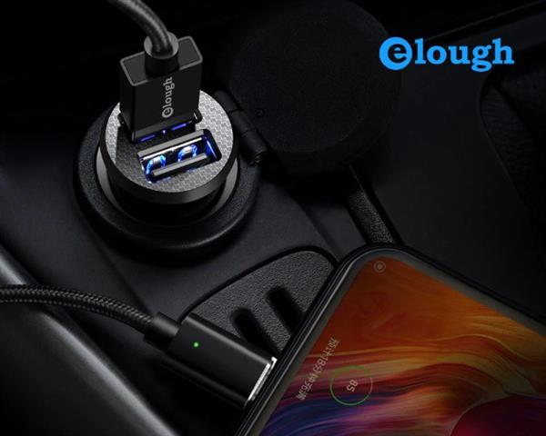 Grote foto drphone invisible 5v 2.4a usb auto oplader 1 meter apple lightning telecommunicatie opladers en autoladers