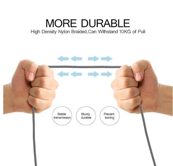 Grote foto drphone kevlar pro 3 meter tpe lightning apple kabel 2 poorten thuislader voor apple iphone telecommunicatie opladers en autoladers