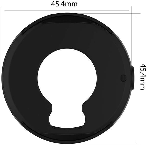 Grote foto drphone garmin vivoactive 3 siliconen case bescherm hoes anti kras schokbestendig zwart kleding dames horloges