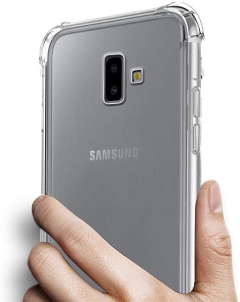 Grote foto drphone samsung j6 plus j610 tpu hoesje siliconen bumper case met verstevigde randen transpar telecommunicatie mobieltjes