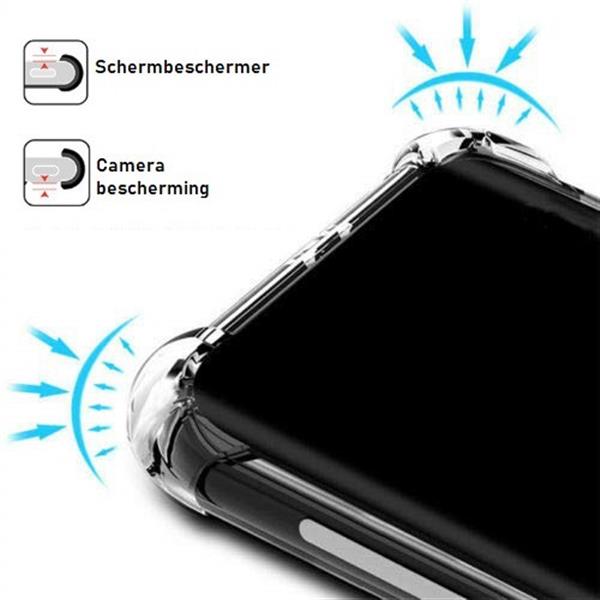 Grote foto drphone samsung j6 plus j610 tpu hoesje siliconen bumper case met verstevigde randen transpar telecommunicatie mobieltjes