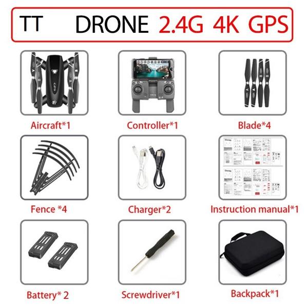 Grote foto luxwallet tt lite gps drone 30km h 210 gram afstandsbediening gps 2.4ghz camera foto ap computers en software overige computers en software