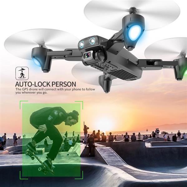 Grote foto luxwallet tt lite gps drone 30km h 210 gram afstandsbediening gps 2.4ghz camera foto ap computers en software overige computers en software