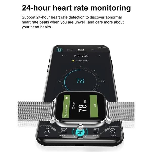 Grote foto drphone gte3 smart metalen smartwatch met belfunctie auto sport notificaties ecg voor iph kleding dames horloges