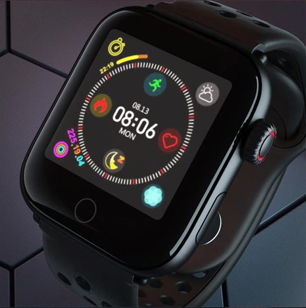 Grote foto drphone gte2 smart smartwatch tracker ip68 waterdicht horloge mannen vrouwen zwart rood kleding dames horloges