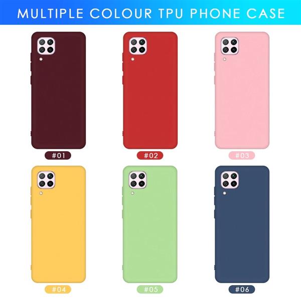 Grote foto drphone hp1 huawei p40 lite zachte silicoon matte rood telefoon hoes antislip grip tpu telecommunicatie mobieltjes