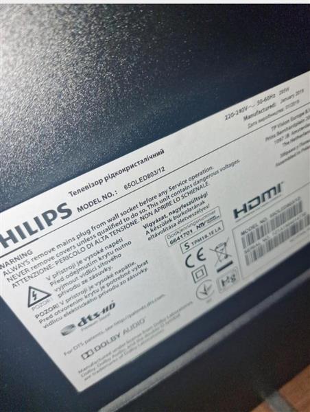 Grote foto philips 65inch oled ambilight led tv audio tv en foto led tv