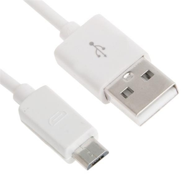 Grote foto micro usb kabel voor samsung lg sony htc nexus blackberry motorola etc wit telecommunicatie opladers en autoladers