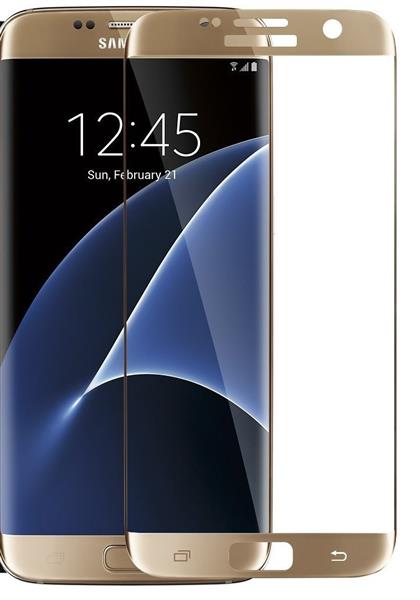 Grote foto professionele samsung galaxy s7 edge tempered glass 3d design full screen coverage goud telecommunicatie mobieltjes