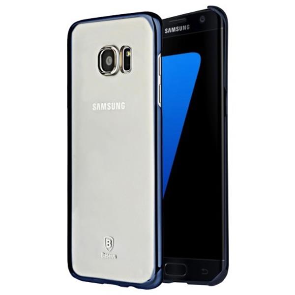 Grote foto baseus ultra slim shining case samsung galaxy s7 edge donkerblauw telecommunicatie mobieltjes