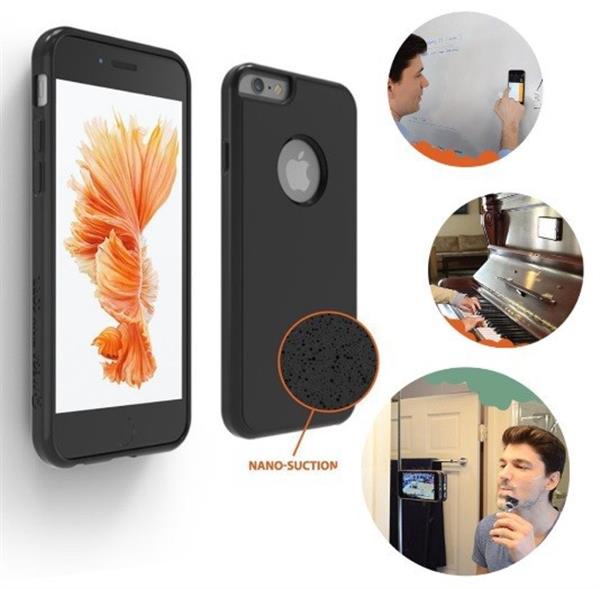 Grote foto anti gravity iphone 6s 6 case unieke bescherming zwart screen protector telecommunicatie mobieltjes