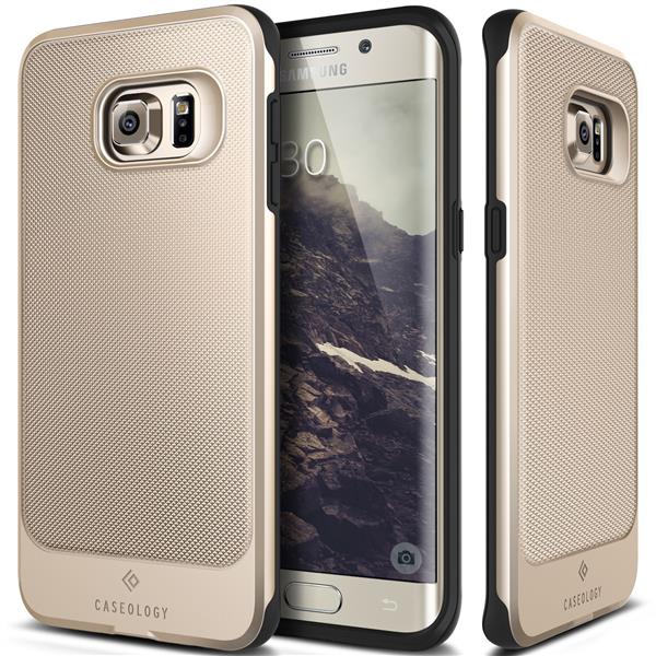 Grote foto caseology vault series samsung s6 edge plus goud s6 edge plus screen protector telecommunicatie mobieltjes