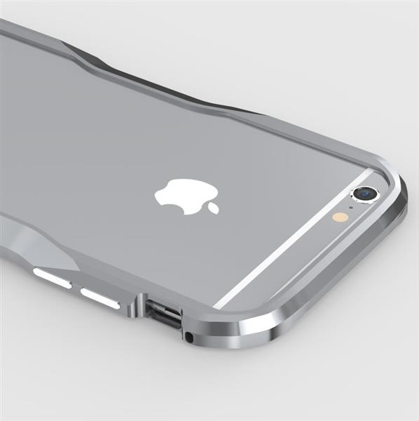 Grote foto luphie incisive sword aluminium aircraft premium case iphone 6s 6 zilver telecommunicatie mobieltjes