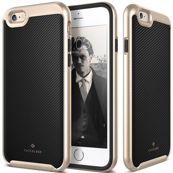 Grote foto caseology envoy series iphone 6s plus 6 plus carbon fiber black iphone 6s plus 6 plus screenp telecommunicatie mobieltjes