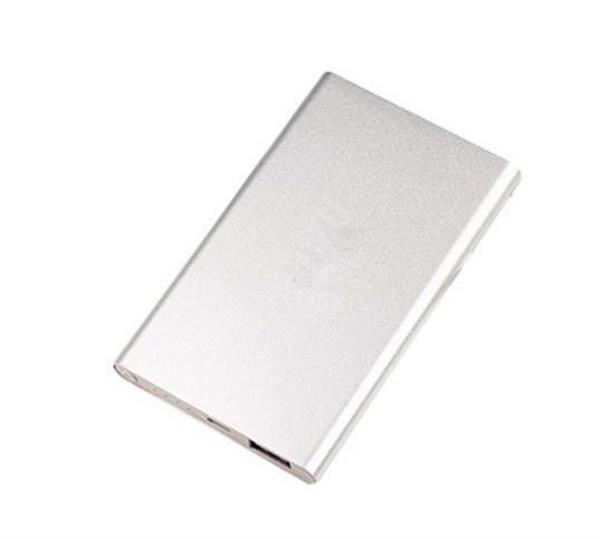 Grote foto 6000 mah premium aluminium powerbank universeel silver iphone samsung htc lg sony etc telecommunicatie opladers en autoladers