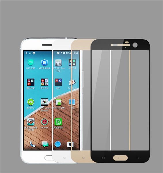 Grote foto professionele htc 10 tempered glass 3d curve design full screen coverage goud telecommunicatie mobieltjes