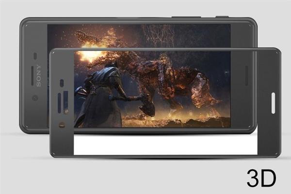 Grote foto professionele xperia x performance tempered glass 3d curve design full screen coverage goud telecommunicatie mobieltjes