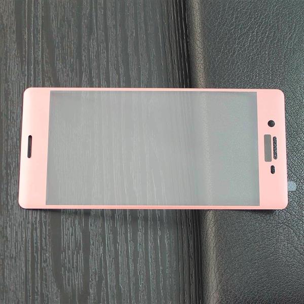 Grote foto professionele xperia x performance tempered glass 3d curve design full screen coverage roze telecommunicatie mobieltjes