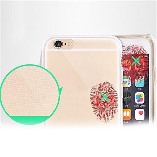 Grote foto iphone 7 plus dual tpu case 360 graden cover 2 in 1 transparant goud telecommunicatie mobieltjes