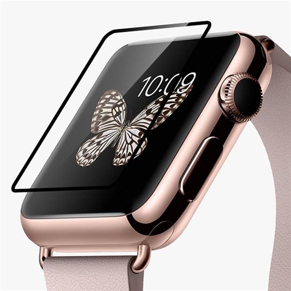 Grote foto apple watch arc edge 2.5d 9h premium tempered glass film 38mm kleding dames horloges