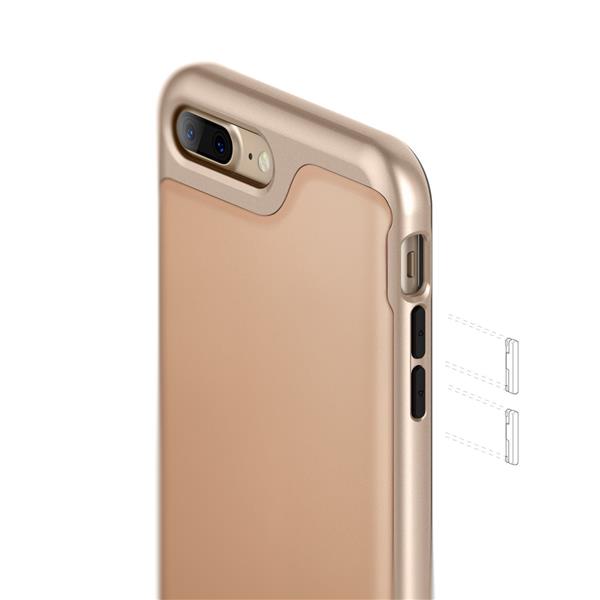 Grote foto caseology envoy series iphone 7 plus leather beige iphone 7 plus screenprotector hd telecommunicatie mobieltjes