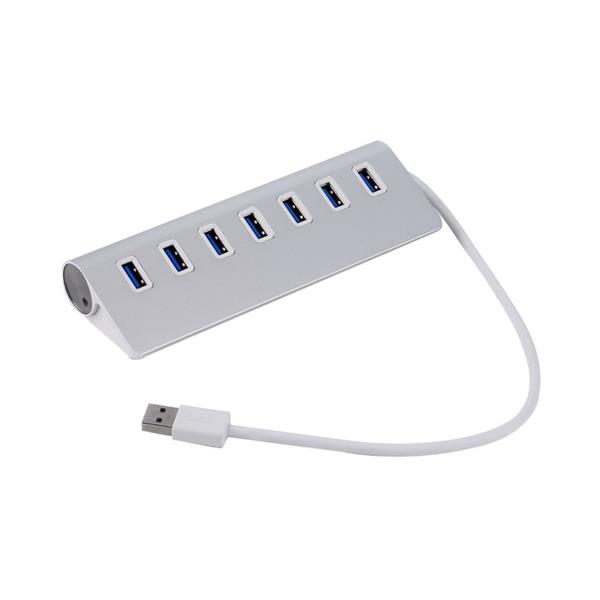 Grote foto 7 poort luxe premium aluminium usb 3.0 hub switch splitter verdeler plug play computers en software overige computers en software