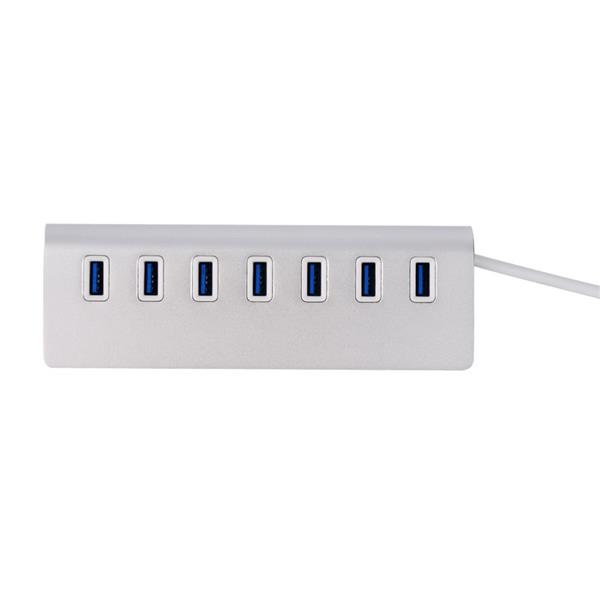 Grote foto 7 poort luxe premium aluminium usb 3.0 hub switch splitter verdeler plug play computers en software overige computers en software