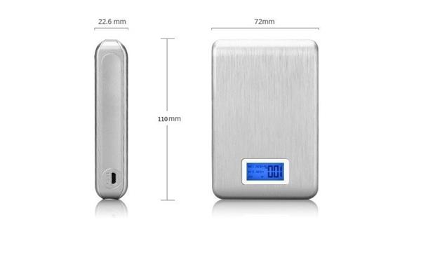 Grote foto 100 10400 mah powerbank met led indicatie led lamp luxurious silver telecommunicatie opladers en autoladers