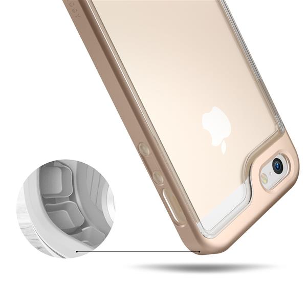 Grote foto caseology skyfall series iphone se 5s 5 goud 1 gratis iphone se 5s 5 screenprotector telecommunicatie mobieltjes