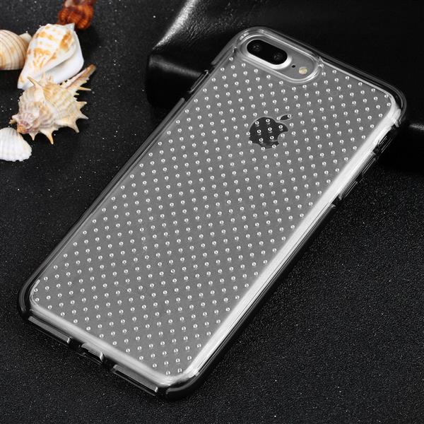 Grote foto iphone 7 x level anticollision series tpu hoesje air cushion techonology case zwart telecommunicatie mobieltjes