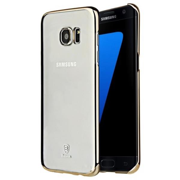 Grote foto baseus ultra slim shining case samsung galaxy s7 edge goud telecommunicatie mobieltjes