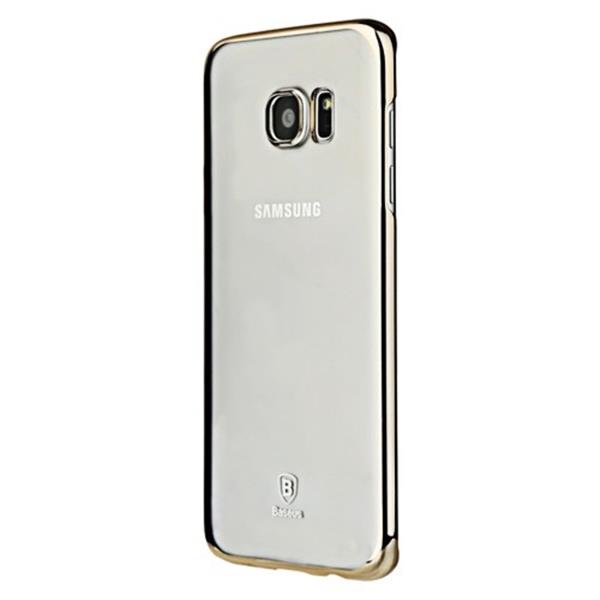 Grote foto baseus ultra slim shining case samsung galaxy s7 edge goud telecommunicatie mobieltjes