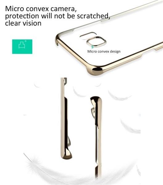 Grote foto baseus ultra slim shining case samsung galaxy s7 edge goud telecommunicatie mobieltjes