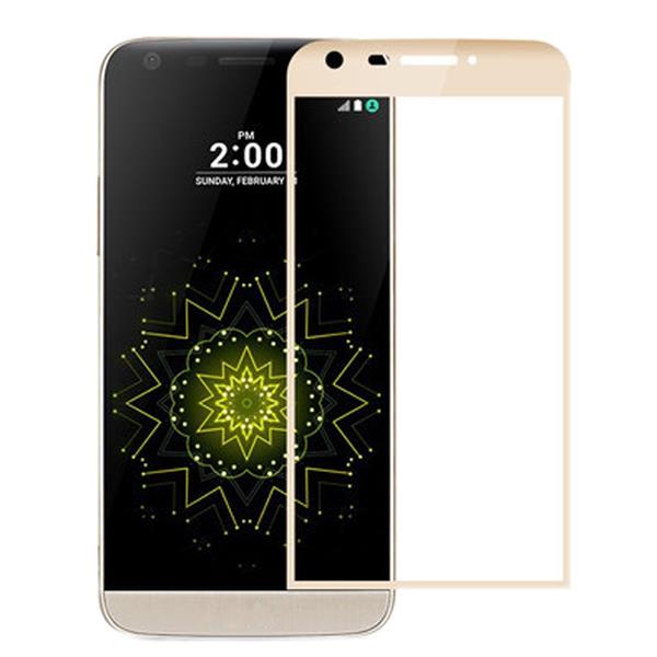 Grote foto professionele lg g5 tempered glass 3d design full screen coverage goud telecommunicatie mobieltjes