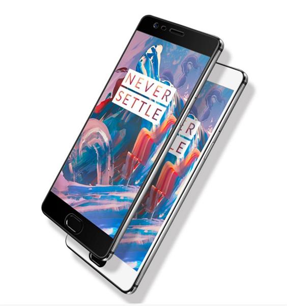 Grote foto professionele oneplus 3 tempered glass 3d design full screen coverage zwart telecommunicatie mobieltjes