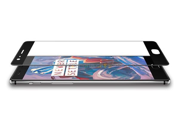 Grote foto professionele oneplus 3 tempered glass 3d design full screen coverage zwart telecommunicatie mobieltjes