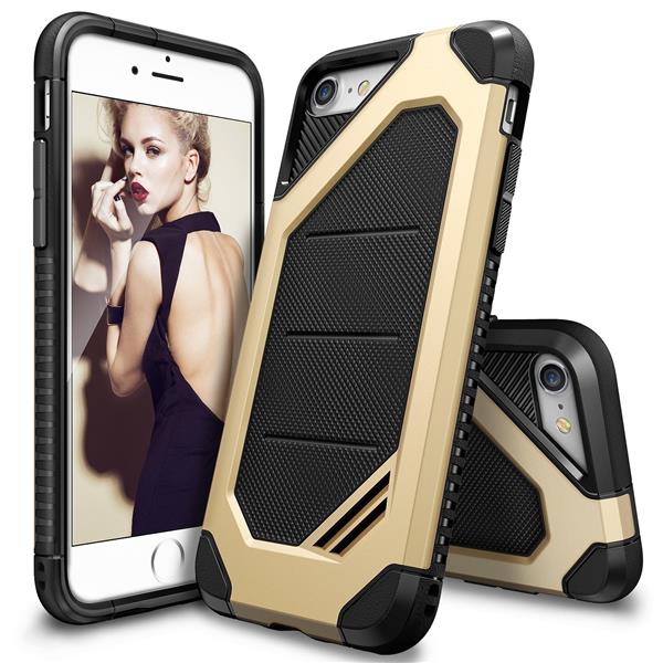 Grote foto iphone 7 rearth ringke max defender case royal gold ringke max hd screenprotector telecommunicatie mobieltjes