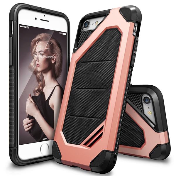 Grote foto iphone 7 rearth ringke max defender case rose gold ringke max hd screenprotector telecommunicatie mobieltjes