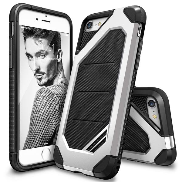 Grote foto iphone 7 rearth ringke max defender case ice zilver ringke max hd screenprotector telecommunicatie mobieltjes